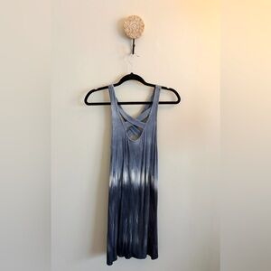 American Eagle Outfitters Blue and White Dress